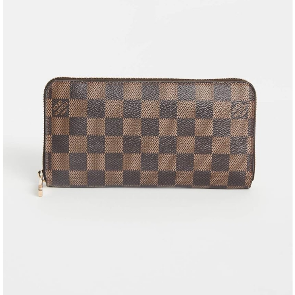 Beautiful Louis Vuitton Zippy Damier Ebene Wallet
